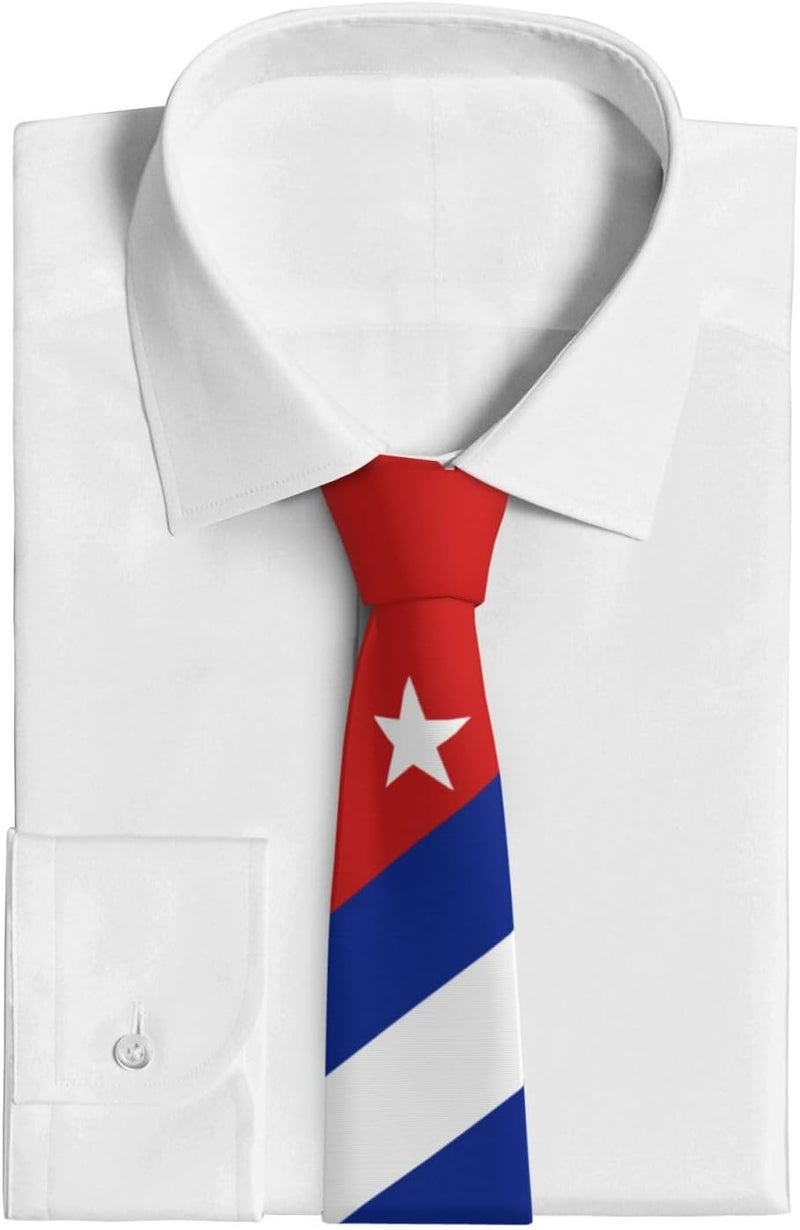 AKMCBSH National Flags Tie Comfortable Soft Novelty Necktie Unisex for Weddings Party Birthday Gift - Image 5
